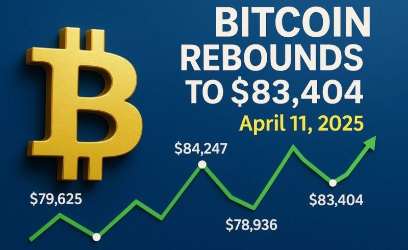 Bitcoin Rebounds to $83,404 Amid Renewed Investor Confidence