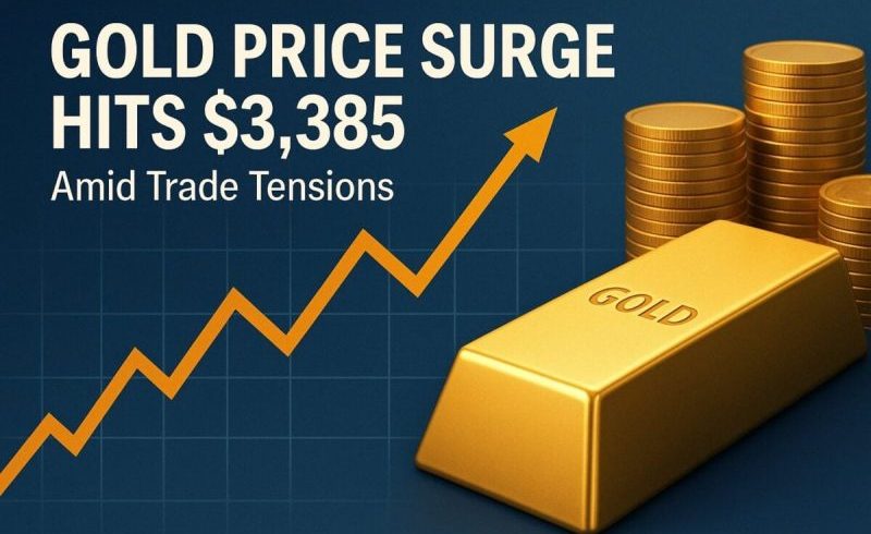 Gold Price Surge Hits $3,385 Amid Trade Tensions