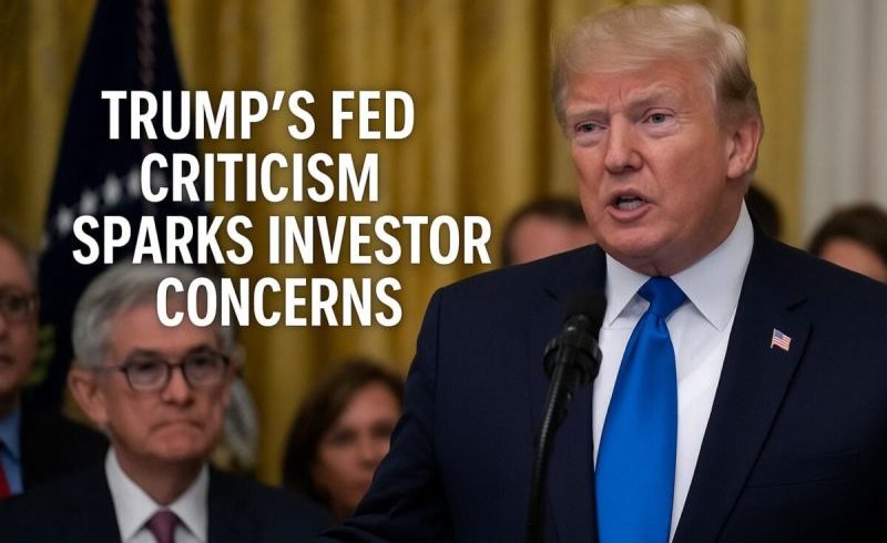 Trump’s Fed Criticism Sparks Investor Concerns