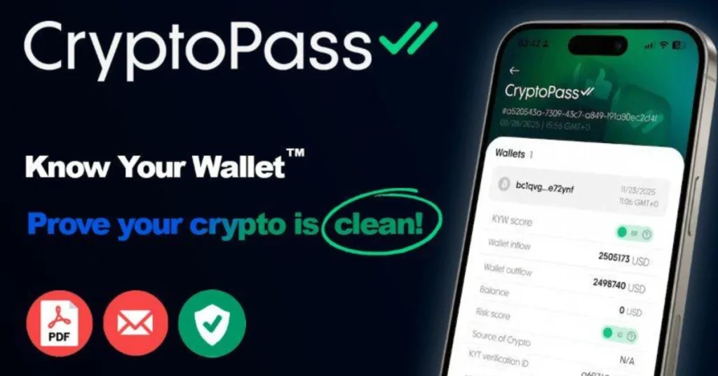 New App Helps Crypto Users Prepare Source-of-Funds and Wallet Verification Reports