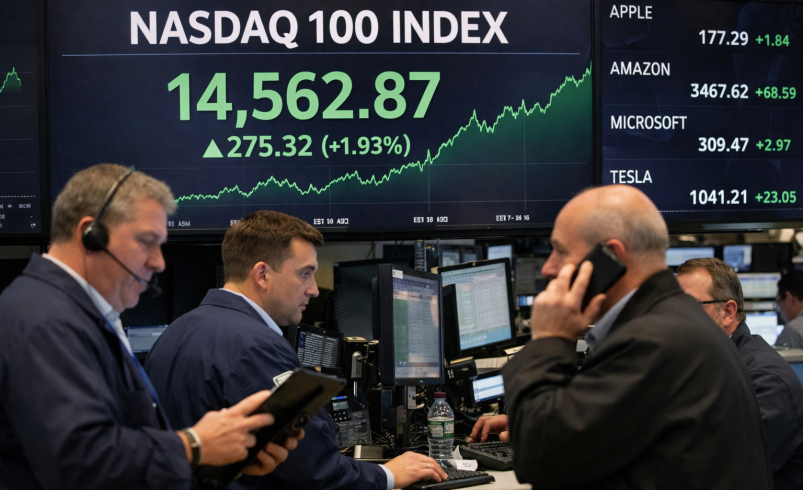 Nasdaq 100 nears correction as risks rise, QQQ ETF outflows jump