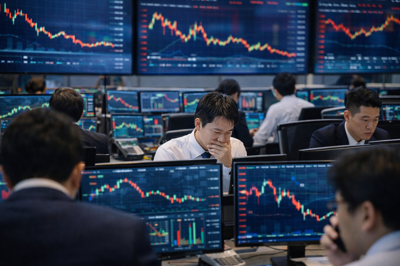 Kospi Index forms bearish divergence ahead of Micron earnings