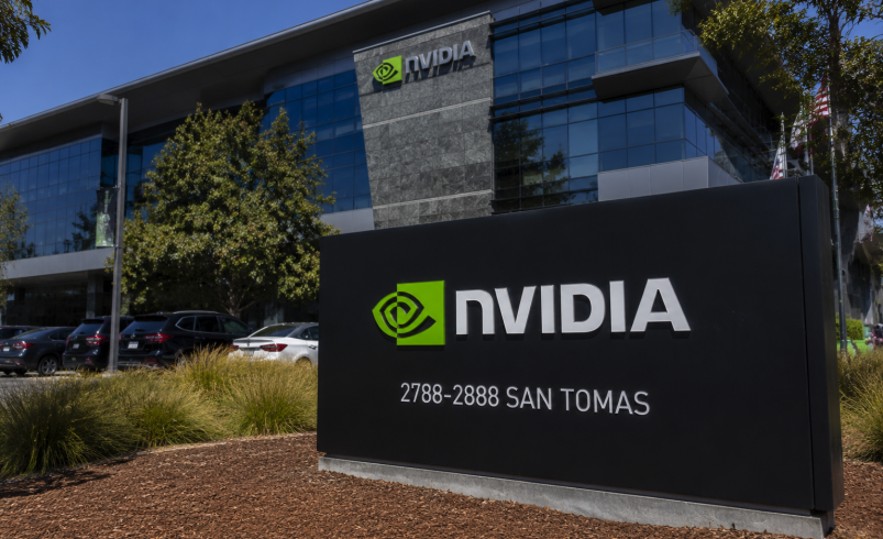 Nvidia stock hits key support, forms bullish pattern as key valuation metric dips